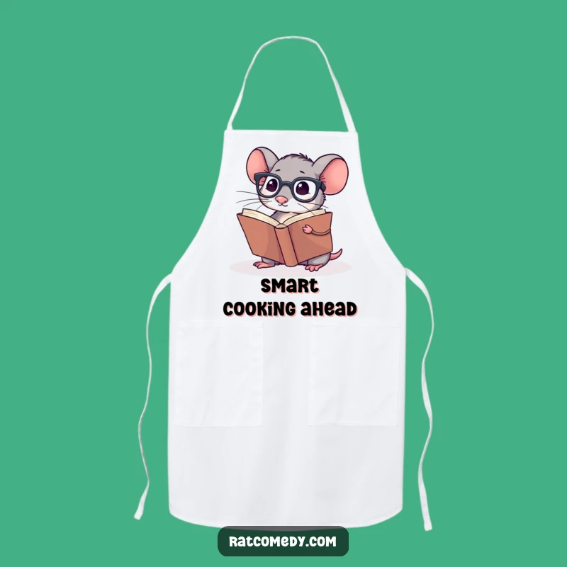 Funny Rat Apron: Scholar Kitchen, Bookish Protection, Practical Funny Gift