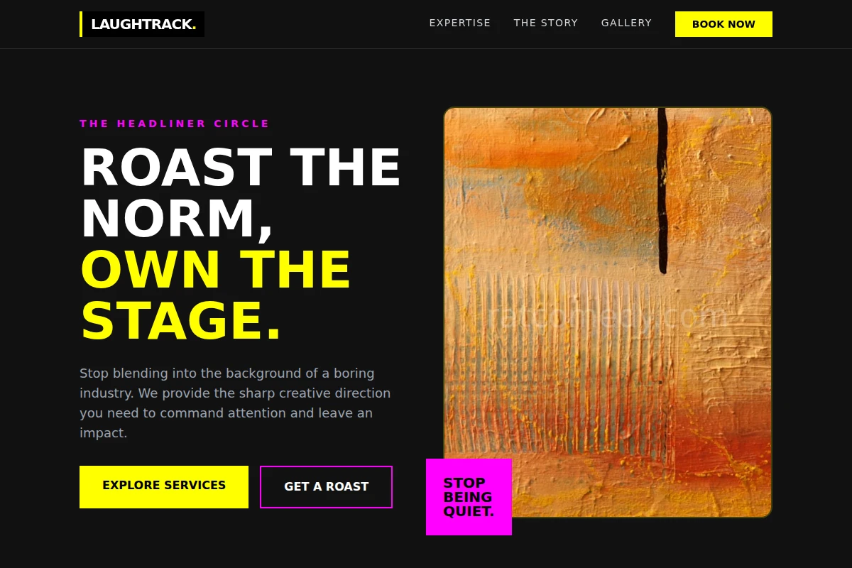 LaughTrack Creative Direction