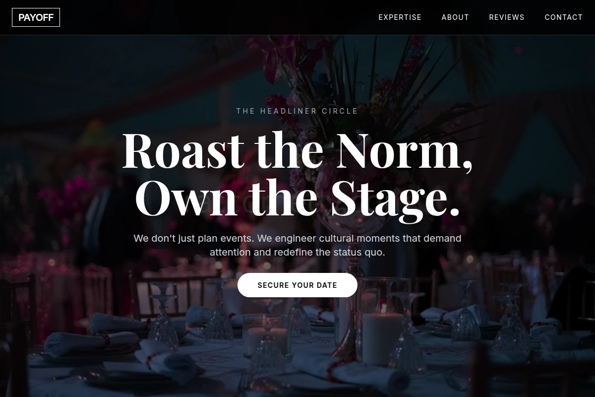 Payoff Event Planning