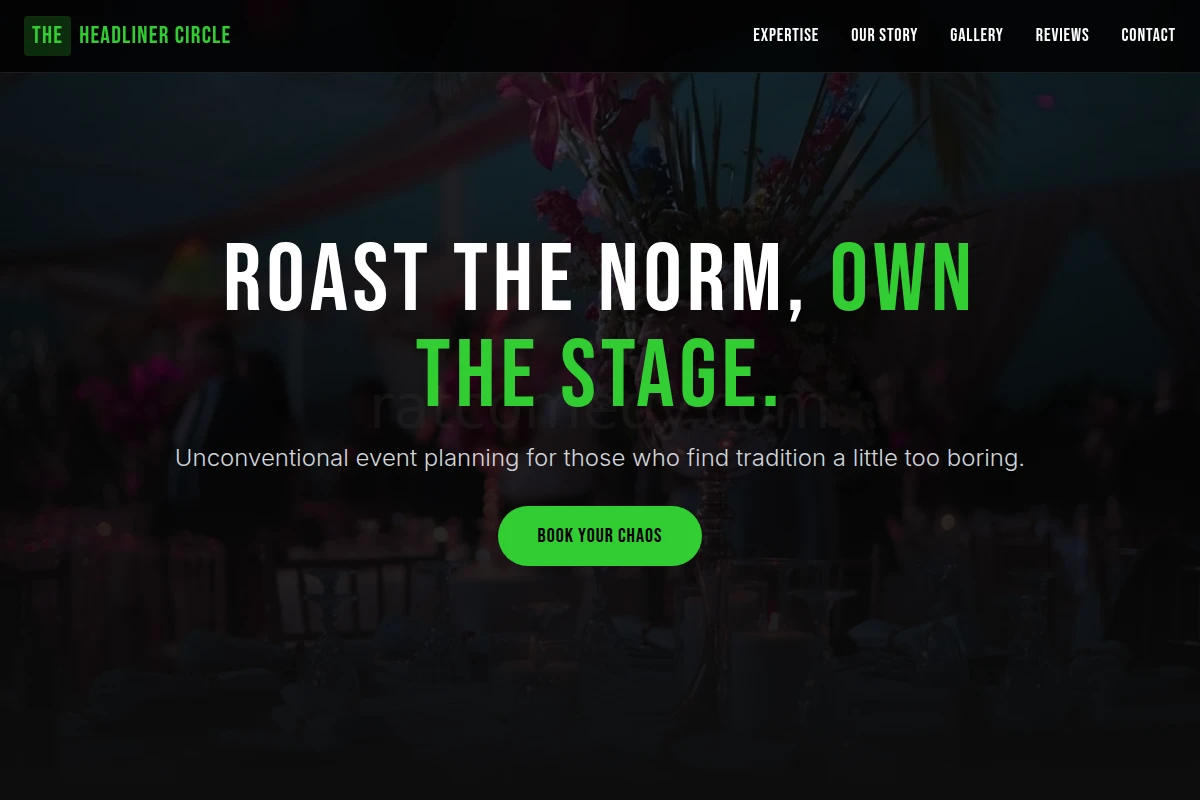 Satire Event Planning