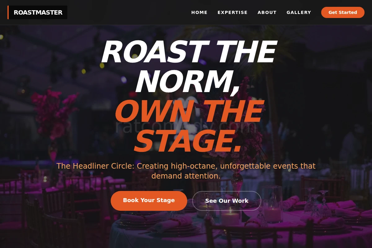 RoastMaster Event Planning