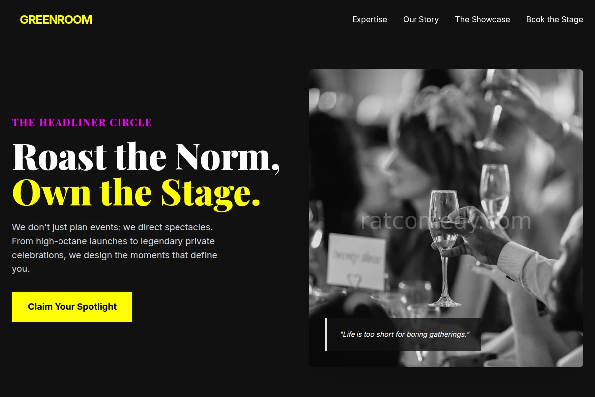 Greenroom Event Planning