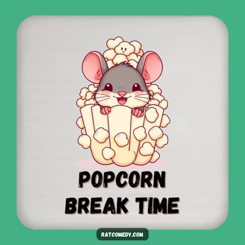 Popcorn Rat Coasters: Funny Protection for Your Tables