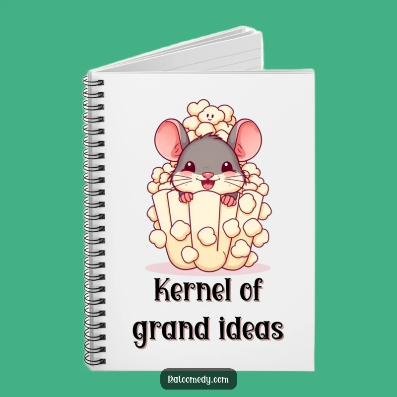 Popcorn Rat Notebook: Funny Journal for Snack Ideas