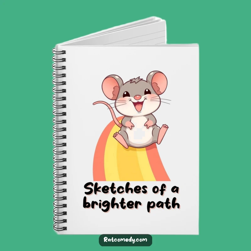 Funny Rat Rainbow Notebook: Jot Down Ideas with This Hilarious and Inspiring Journal